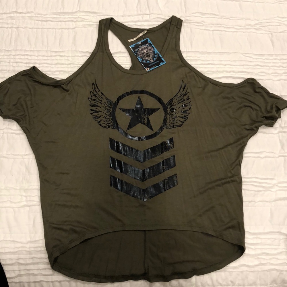 Off the shoulder tank top